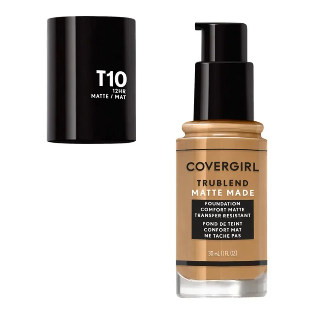 Cover girl Matte made liquid foundation cosmetics T10